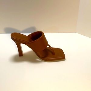 Zara, Light Brown(Camel) 3in Mules - Size 6